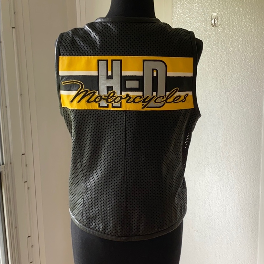 Harley Davidson leather vest